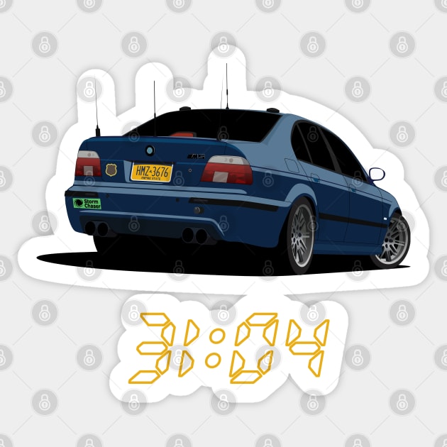 Storm Chaser E39 Sticker by AutomotiveArt